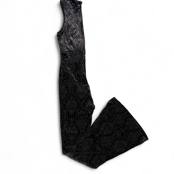 Forever 21 Black Velvet Jumpsuit - Picture 5 of 7